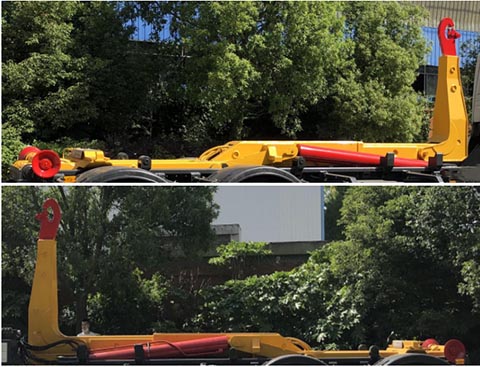 中潔牌XZL5259ZXX6型車廂可卸式垃圾車